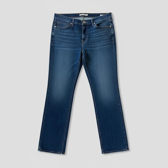 Levi's Classic Straight Jeans Size 18W Dark Wash Blue - Picture 1 of 4